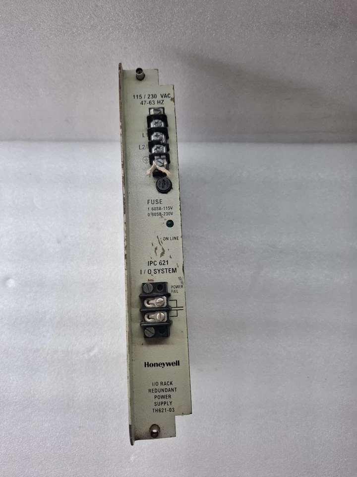 Honeywell TH 621-03 I/O Rack Power Supply Module 115/230VAC